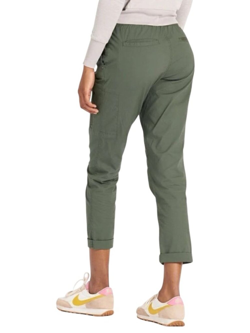 Vuori Women's Cotton Ripstop Pants XS Army Green - Picture 3 of 10